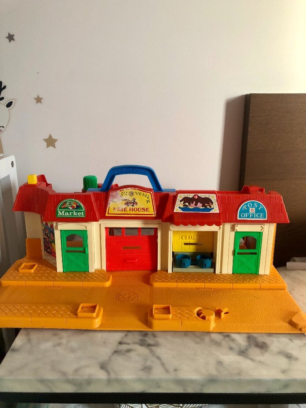 Fisher Price Little People Main Street House Village Mail #2500 Vintage 1986 - Picture 2 of 16